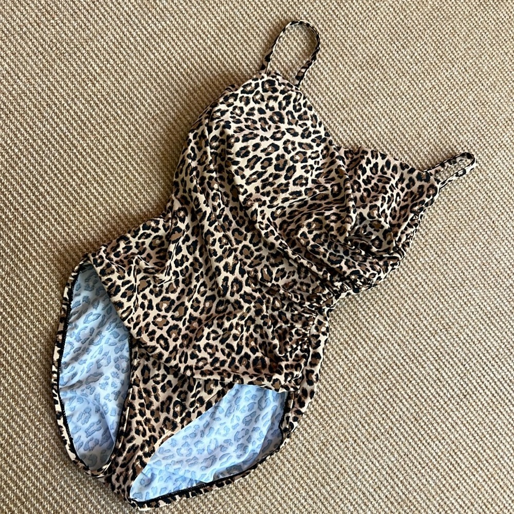 One Piece Leopard Swimsuit by Aqua Green